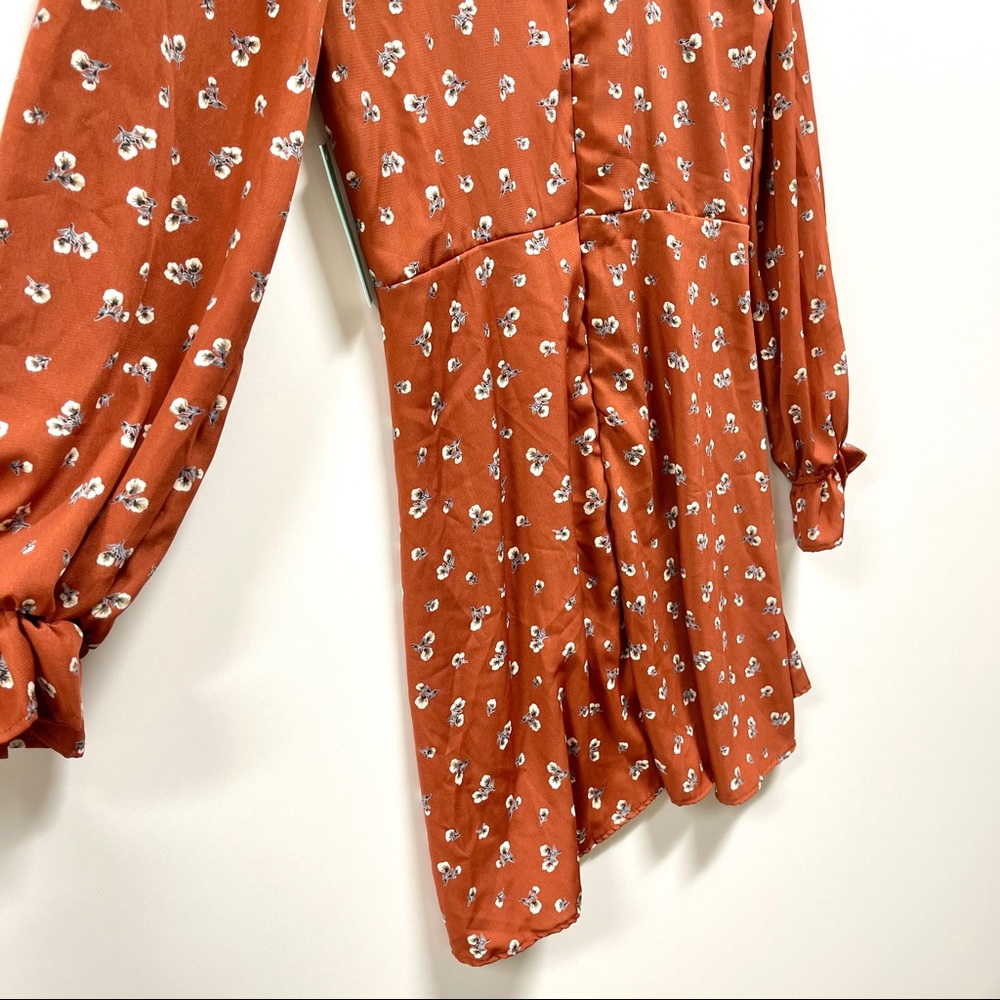 NWT Abound Mock Neck Printed Dress - Picture 6 of 8